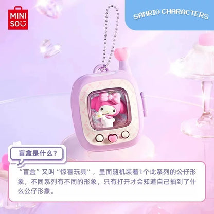 Miniso x Sanrio Characters Pocket Elf Series | Hello Kitty My Melody Kuromi Cinnamoroll Pompompurin Pochacco Keroppi Bad Badtz Maru Hangyodon AhirunoPekkle - Kawaii Collectable Toys Toy Collection