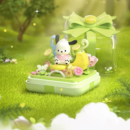 Sanrio Characters Starwish Ring Box | Hello Kitty My Melody Kuromi Cinnamoroll Pompompurin Pochacco - Building Blocks Toy Collectable Mystery Blind Box