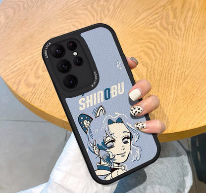 Japanese Anime Kimetsu no Yaiba Demon Slayer Hand Drawing Style | Giyuu Shinobu Kyoujurou Tengen - Phone Case Samsung Galaxy S25 S24 S23 S22 S21 Plus Ultra KawaiiGiftLand