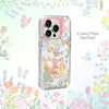 Cartoon Design Cute Teddy Bear LinaBell Sping Garden - iPhone Case 13 14 15 16 Pro Promax