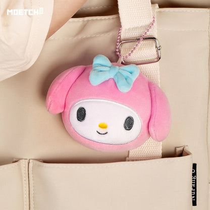 Sanrio Characters Cute Stress Relief Plush Ball Keychain Series | Hello Kitty My Melody Kuromi Pompompurin Pochacco Hangyodon - Kawaii Decoration Collectable Toys Toy Collection