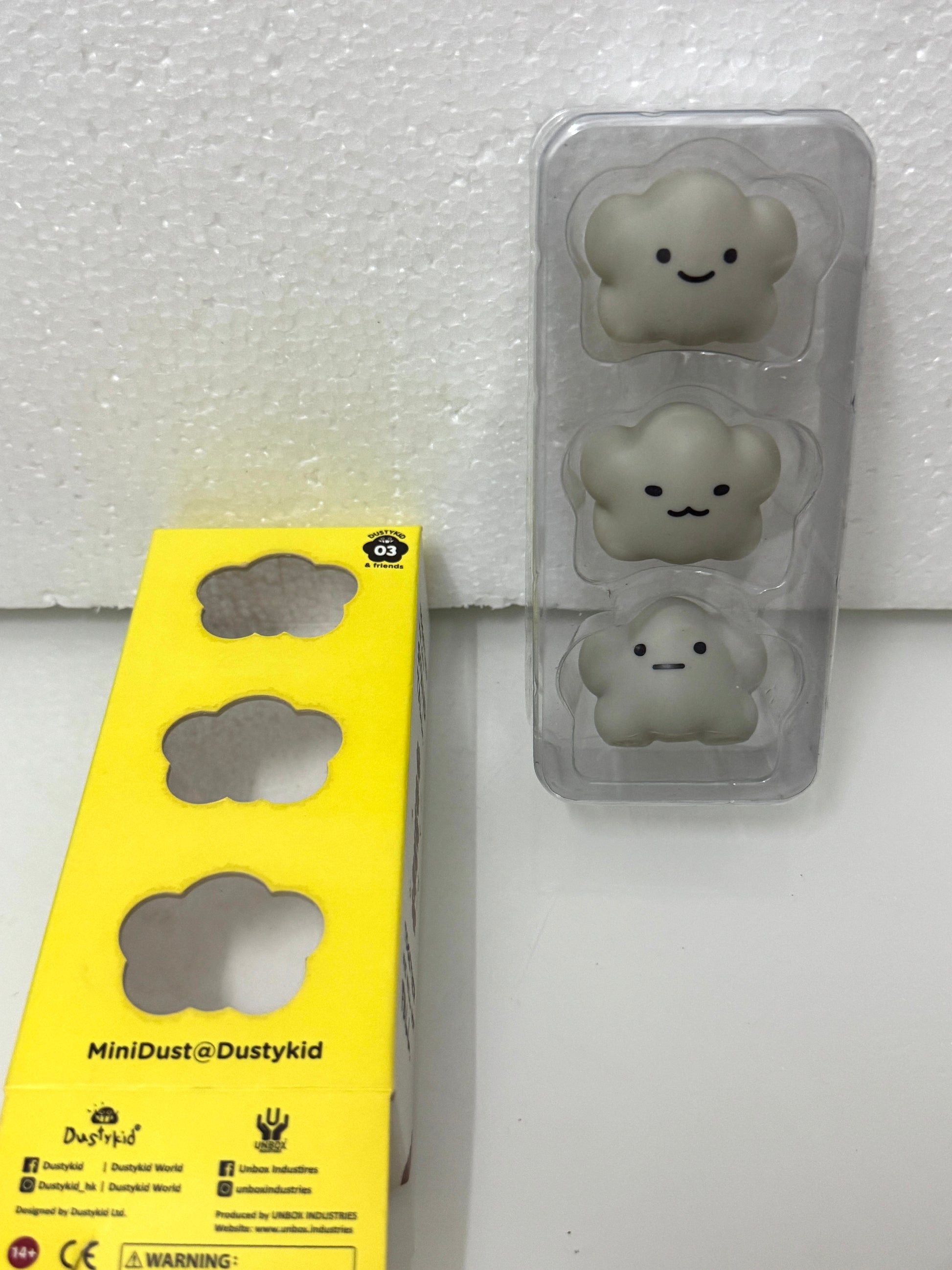 Unbox Mini Dust Dustykid Set - Vinyl Toy Cute Character Figure Limited Model Toy Retried