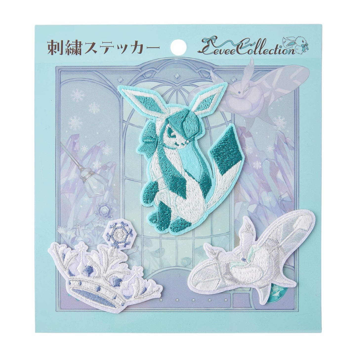 Japan Cartoon Pokemon Eevee Evolution Series Embroidery Sticker | Eevee Vaporeon Jolteon Flareon Espeon Umbreon Leafeon Glaceon Sylveon - Evolve Anime Collectable Kawaii Item
