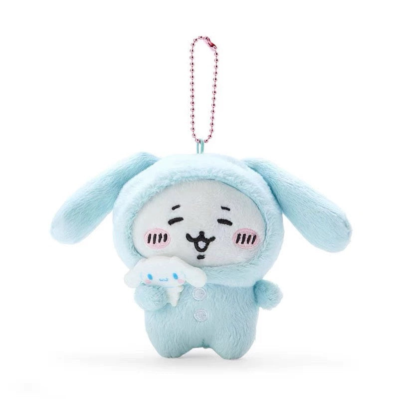 Japan ChiiKawa X Nagano X Sanrio | ChiiKawa Hachiware Usagi Hello Kitty My Melody Cinnamoroll Pompompurin Pochacco Japanese Food -  Plush Doll 20cm Keychain 10cm