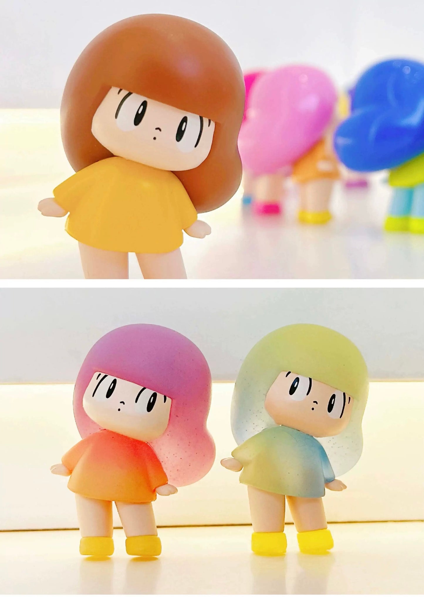 Mamuang Mini Figure | Mini Vinly Figure Vintage Cute Girl - Collectable Toys Mystery Blind Box