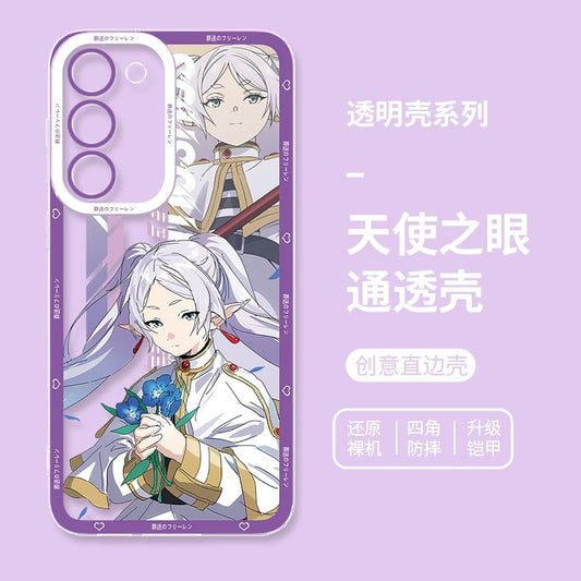 Japanese Anime FRIEREN Anime & Cute Purple Styles | Frieren 4 Styles - Phone Case Samsung Galaxy S26 S25 S24 S23 S22 S21 FE Ultra