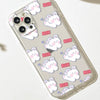 Running White Rabbit Ruh iPhone case Kawaii Lovely Cute Lolita iPhone 6 7 8 PLUS SE2 XS XR X 11 12 13 14 15 Pro Promax 12mini 13mini