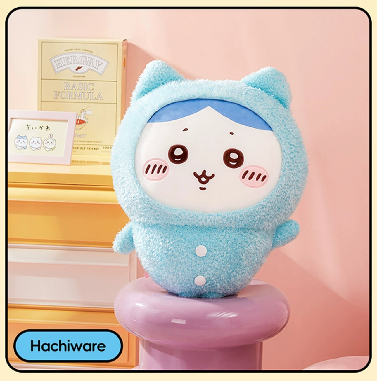 ChiiKawa X Miniso | ChiiKawa Hachiware Usagi Pajamas Giant Plush Doll - Kawaii items Room Decoration doll