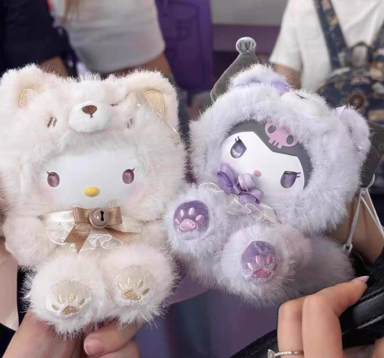 Miniso Sanrio Characters Fox Island Crystal Eyes | Hello Kitty My Melody Kuromi Cinnamoroll Pompompurin Pochacco Pastel Cat - Collectable Toys Mystery Blind Box