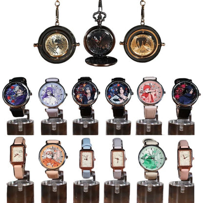 Eaki X Naruto Ninja Part 2 Watch Accessories Series | Naruto Shippuuden Naruto Sasuke Sakura Kakashi Gaara Neji Hinata Itachi Uchiha Madara Obito - Watch Collectable Toys Mystery Blind Box