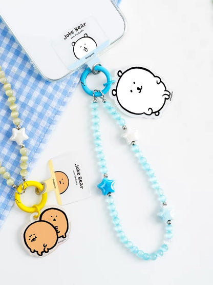 Japanese Cartoon Phone Back Clip with Phone Lanyard | Chiikawa Pink & Mint Green - for All Smart Phones (副本 3)