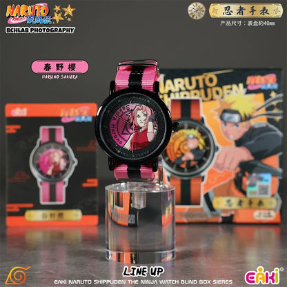 Eaki X Naruto Ninja Part 1 Watch Accessories Series | Naruto Shippuuden Naruto Sasuke Sakura Kakashi Minato Itachi Uchiha Madara Obito - Watch Collectable Toys Mystery Blind Box