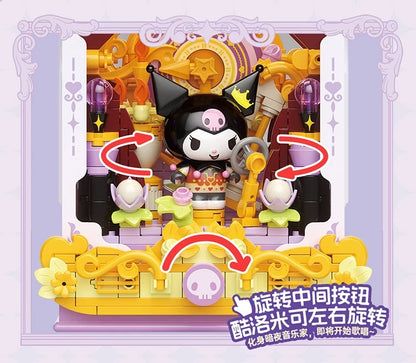 Top Toy x Sanrio Opera Theme | Kuromi Midnight Opera - Building Blocks Toy Collections
