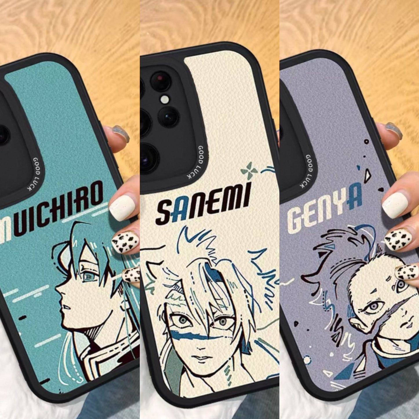 Japanese Anime Kimetsu no Yaiba Demon Slayer Hand Drawing Style | Muichiro Sanemi Genya - Phone Case Samsung Galaxy S25 S24 S23 S22 S21 Plus Ultra