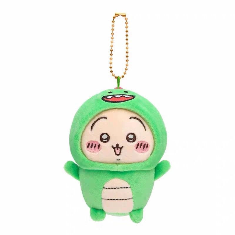 Free Gift : Japan ChiiKawa Dragon Year Green Drangon | ChiiKawa Hachiware Usagi - Mini Plush Doll Keychain