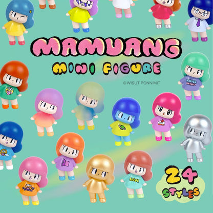 Mamuang Mini Figure | Mini Vinly Figure Vintage Cute Girl - Collectable Toys Mystery Blind Box