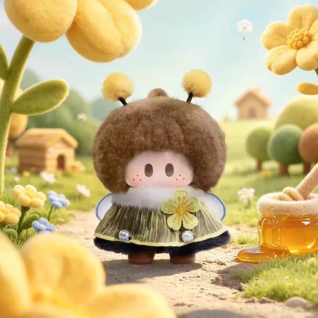 YOYO Chan Doll | Yoyo Meadow PomPom Garden - Plush Vinyl Keychain Pendant Blind Box