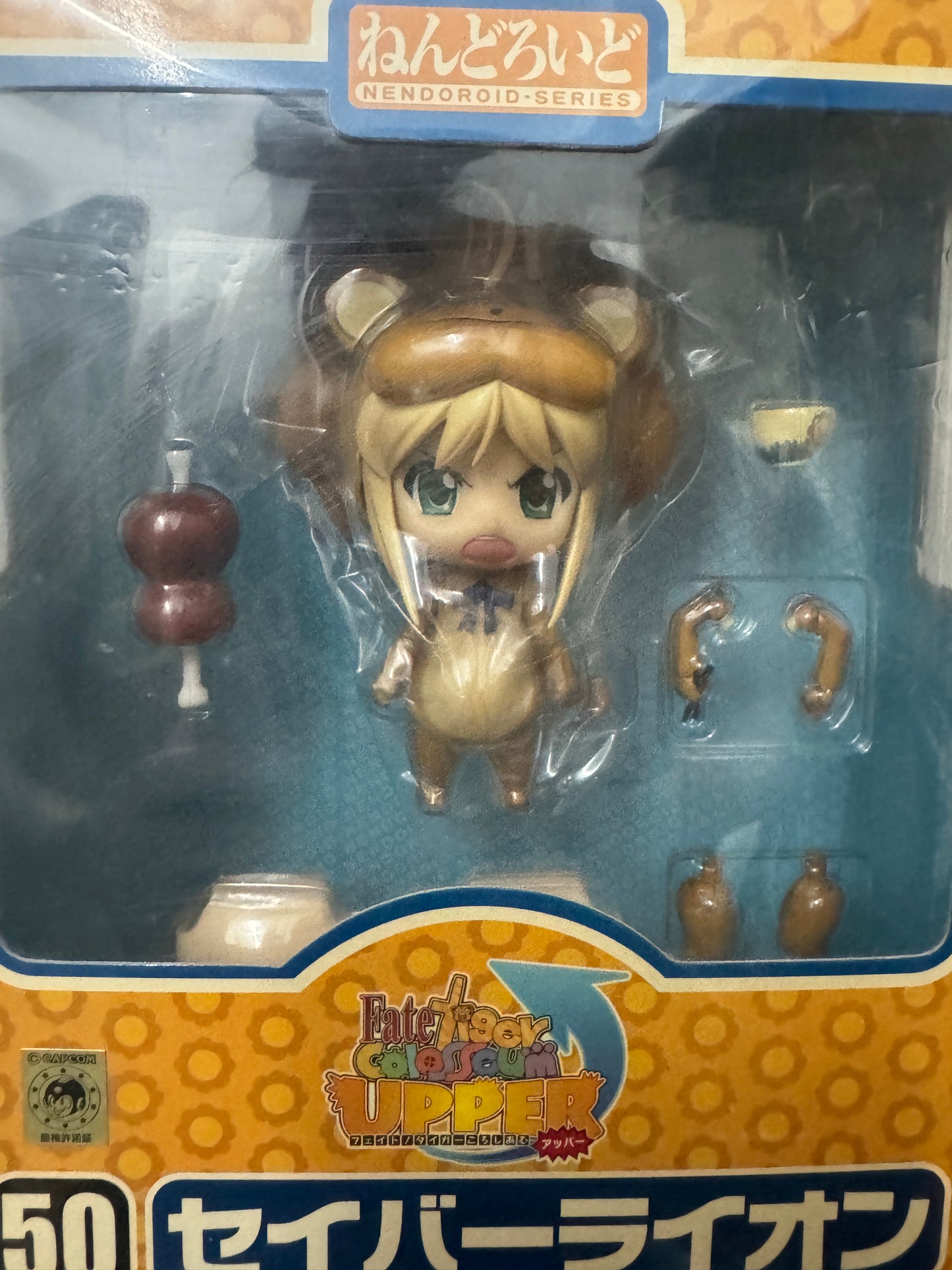 Japan GSC Nendoroid Series | 50 Fate Stay Night Saber Lion - 2008 Retried PVC FIGURE DOLL Toy Collection