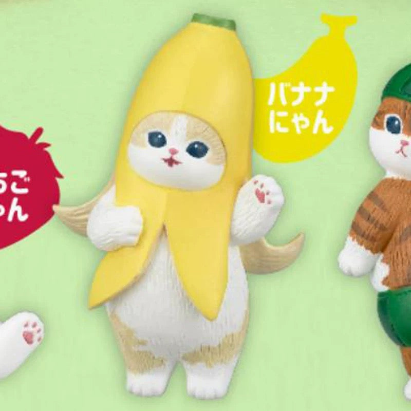 Japan Kitan Club Sanrio Mofusand Fruit Part 1 | Pineapple Pear Dragon Fruit Banana Watermelon - Full Set of 5