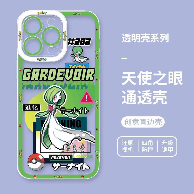 Japan Cartoon Pokemon Game Pixel Version | Celebi Xerneas Zekrom Reshiram Latios Latias Gardevoir Garchomp - Phone Case Samsung Galaxy S26 S25 S24 S23 S22 S21 FE Ultra Edge