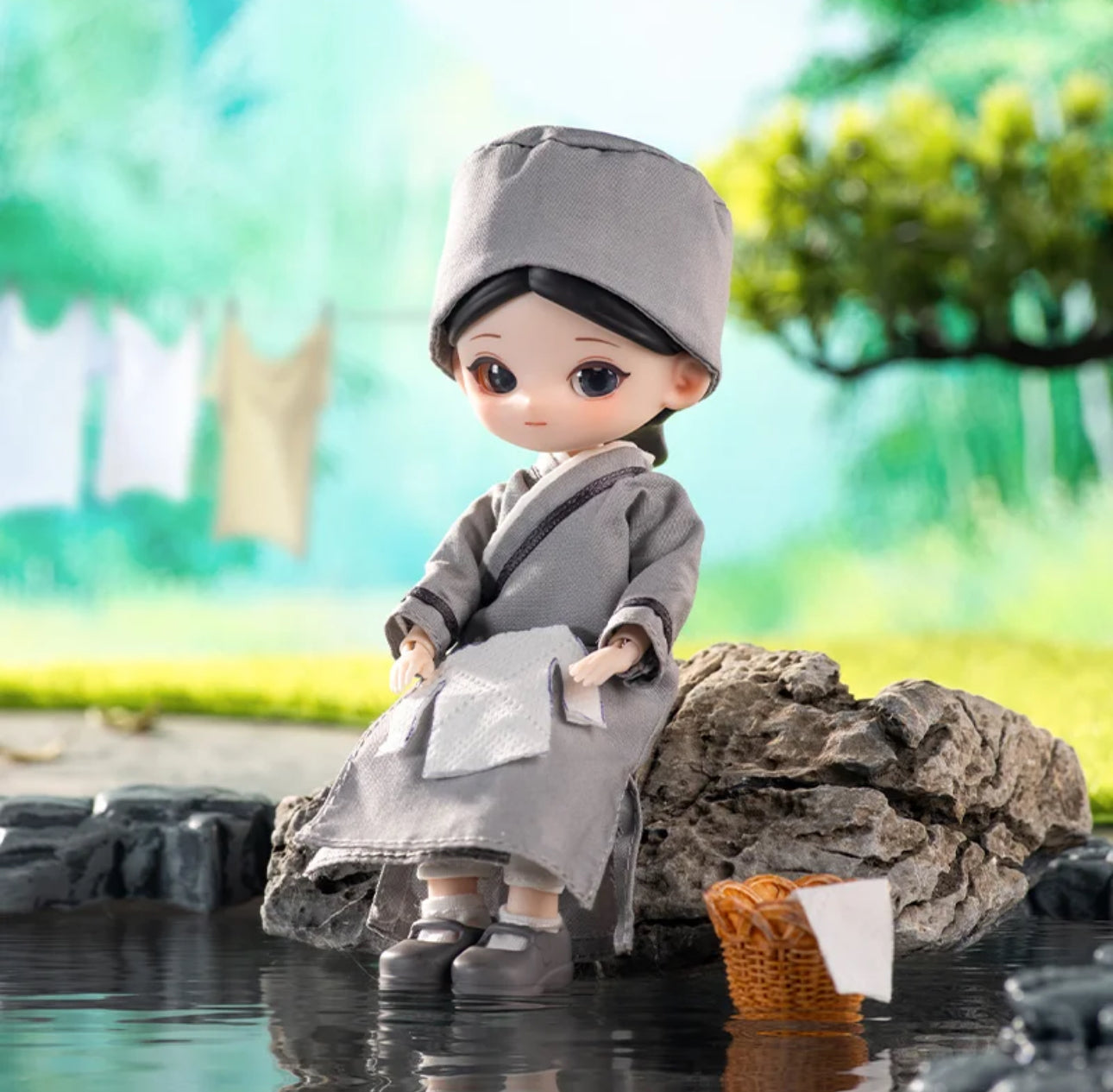 Simon Toys Liroro Chinese Drama Limited Edition | The Legend of Zhen Huan Ganlu Temple Mochou- 1/12 ob11 11cm BJD Doll Ball Joint Doll - Collectible Toys Mystery Blind Box