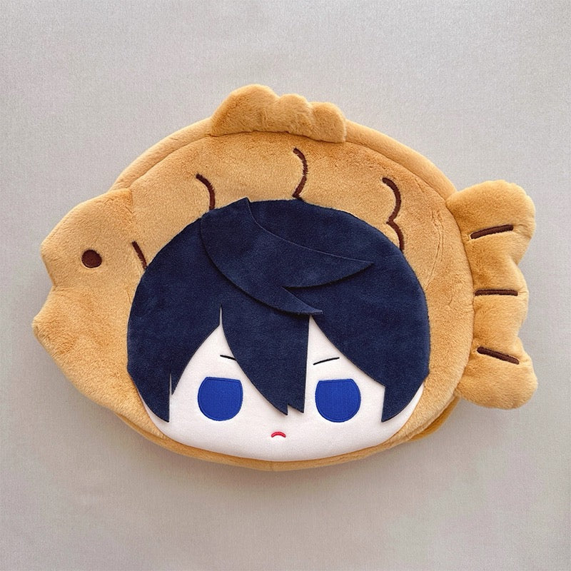 Japanese Anime Free! Iwatobi Swim Club Taiyaji 2 Ways Plush Itabag | Haruka Makoto Rin Kirishima Sosuke Cute Kawaii Backpack Shoulder Q Bean Bag - Cute Kawaii Item