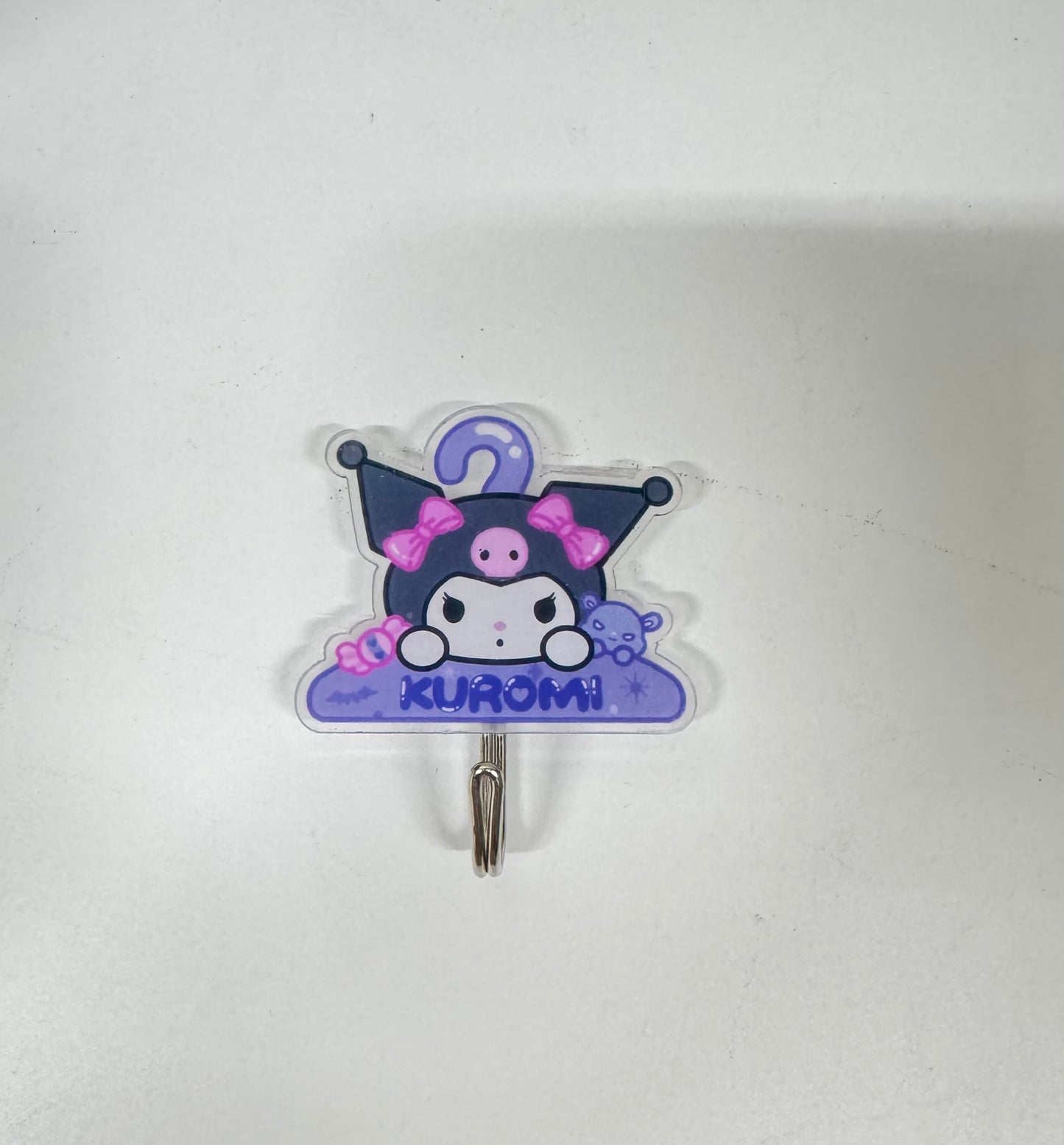Japanese Cartoon Acrylic Traceless Hook | Hello Kitty My Melody Kuromi Cinnamoroll Pompompurin Pochacco Bad Badtz Maru Hangyodon -  Kawaii Style Lovely Decoration