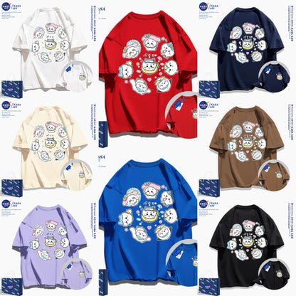 Japanese Cartoon ChiiKawa Casual Style T-Shirt Series | Sanrio Chiikawa Hachiware Momonga - Kawaii Fashion Items