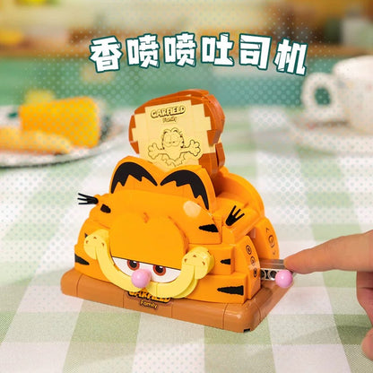 Pan Tasy x Garfield Family | Toaster - Lovely Cat Exotic Shorthair Building Blocks Toy Collections
