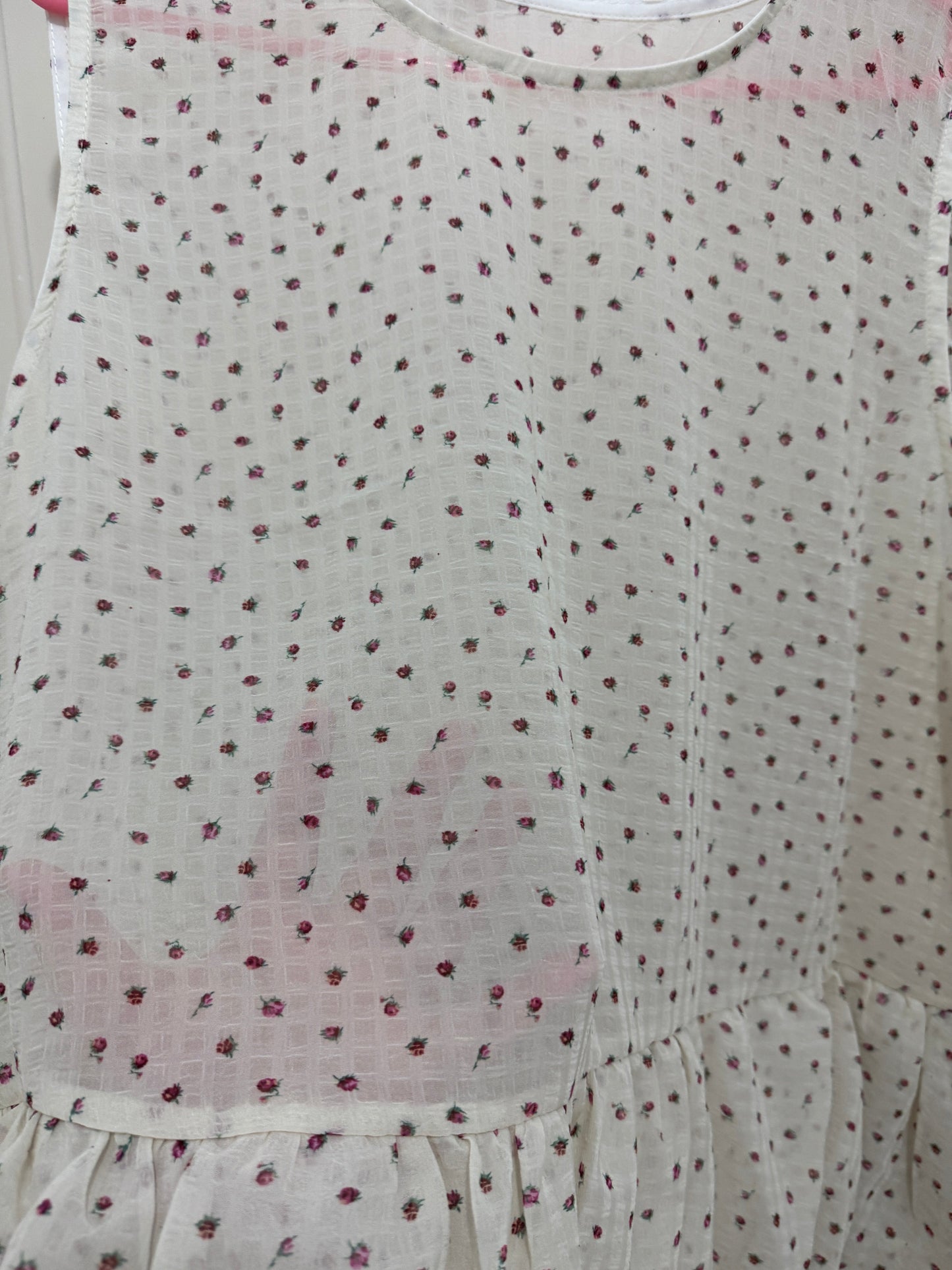 Japanese Fashion Cute Style Mori Series | White with Rose Layer Vest - Kawaii Fashion Items