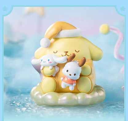 Sanrio x Toptoy Sweet Dream Pompompurin Pajamas on Cloud Figure Toy Collection