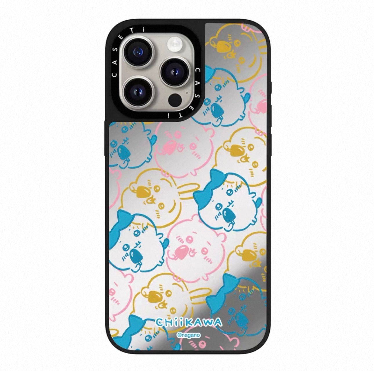 Japanese Cartoon ChiiKawa Mirror Phone Case | ChiiKawa Hachiware Usagi Summer Time Party Part2 6 Styles - iPhone Case 12 13 14 15 16 17 Pro Promax