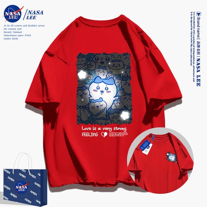 Japanese Cartoon ChiiKawa Casual Style T-Shirt Series | Hachiware Light - Kawaii Fashion Items