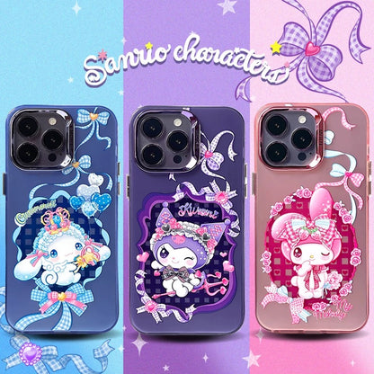 Japanese Cartoon Sanrio Sweet Angel | My Melody Laser Colour Clear - iPhone Case 11 12 13 14 15 16 Pro Promax