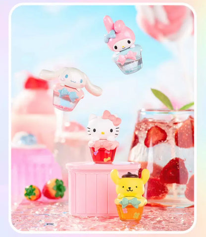 Sanrio Characters Colourful Drinks Mini Series | Hello Kitty My Melody Kuromi Cinnamoroll Pompompurin Pochacco - Kawaii Collectable Toys Toy Collection