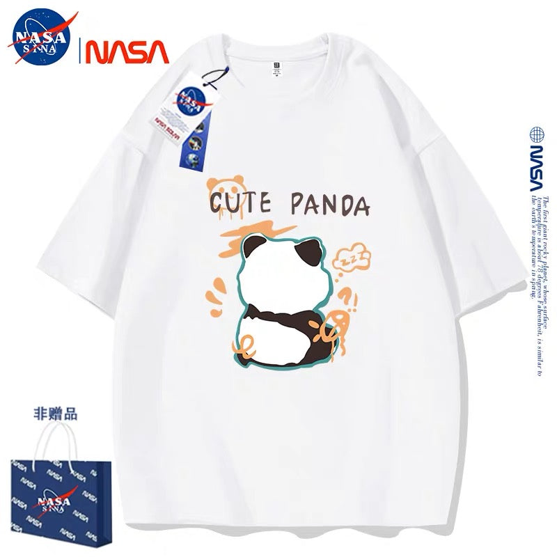 Cute Animals Panda Style T-Shirt Series | Back of Cute Panda Part1 - Kawaii Fashion Items for Child & Adult Matching outfits for Parents and Children