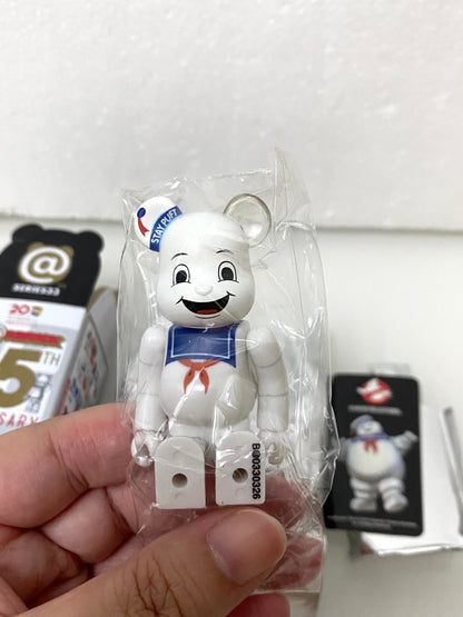 Japan Medicom Toy 100% Be@rbrick Series 33 | Ghostbusters Puft Marshmallow Man - Retried Limited Rare Toy Collection