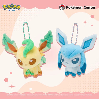 Japan Cartoon Pokemon Center Eevee Evolution Evolve Keychain | Eevee Vaporeon Jolteon Flareon Espeon Umbreon Leafeon Glaceon Sylveon - Mascot Mini Plush Doll