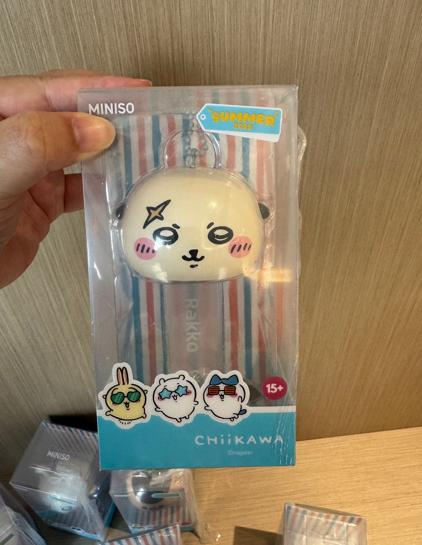 ChiiKawa X Miniso Hot Summer Series | ChiiKawa Hachiware Usagi Momonga Kurimanju Rakko Cute Plastic Doll Wind Chimes - Kawaii Items Room Decoration Doll