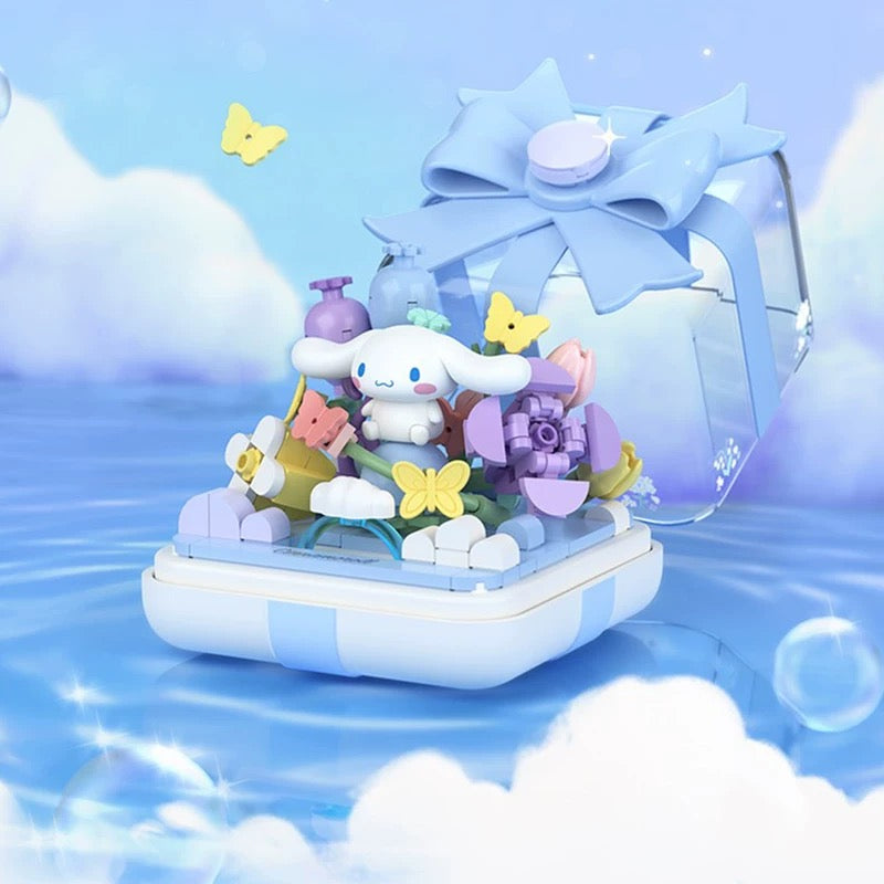 Sanrio Characters Starwish Ring Box | Hello Kitty My Melody Kuromi Cinnamoroll Pompompurin Pochacco - Building Blocks Toy Collectable Mystery Blind Box