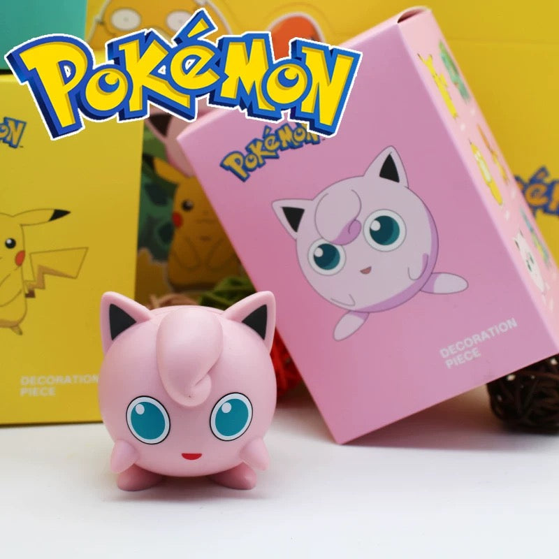 Japan Cartoon Pokemon Simple Figure Series Part 1 | Pikachu Bulbasaur Charmander Squirtle Jigglypuff Psyduck - Figure Kawaii Decoration KawaiiGiftLand