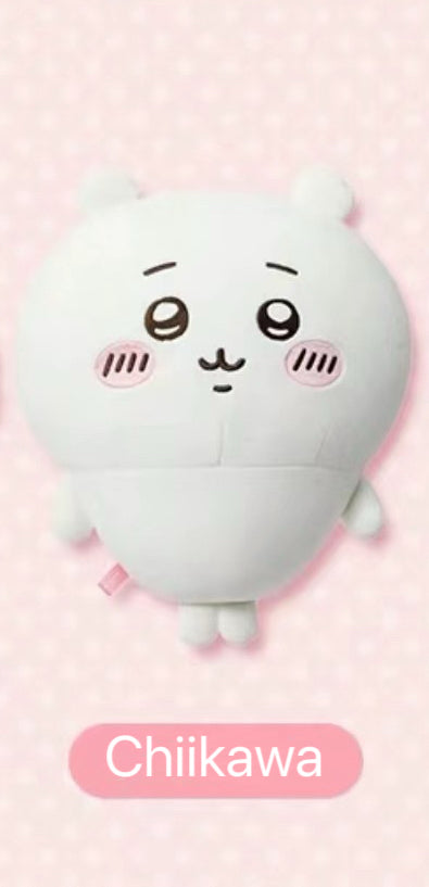 ChiiKawa X Miniso | ChiiKawa Full Set 9pcs items Mini Plush Doll Keychain Headband Neck Pillow Bag - Kawaii items Room Decoration doll