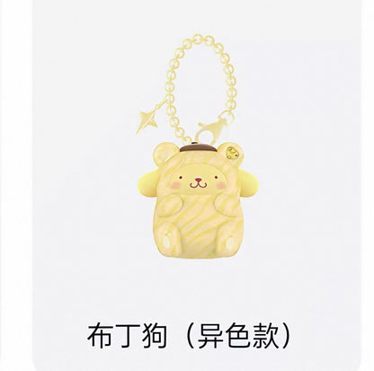 Miniso Sanrio Characters Gem Forest Animals Keychain | Hello Kitty My Melody Kuromi Cinnamoroll Pompompurin Pochacco - Collectable Toys Mystery Blind Box