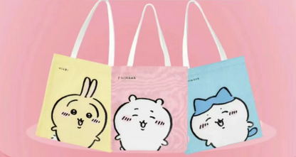 ChiiKawa X Miniso | ChiiKawa Hachiware Usagi Shopping Bag Limited Editon - Tote Bag Kawaii items Room Decoration