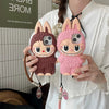 Cute Cartoon Monster Zimomo Silicon Case | Brown Pink - iPhone Case 13 14 15 Pro Promax