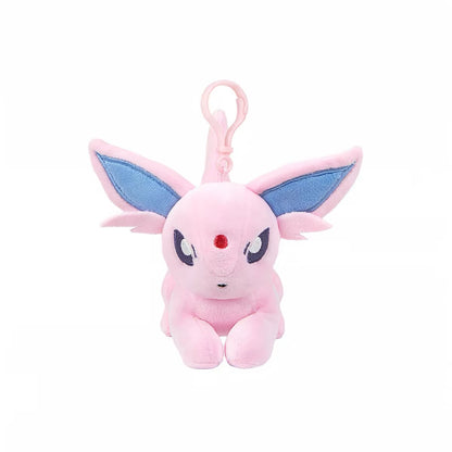 Japan Cartoon Pokemon Eevee Evolution Series Laying Plush Keychain | Eevee Vaporeon Jolteon Flareon Espeon Umbreon Leafeon Glaceon Sylveon - Evolve Anime Collectable Kawaii Item