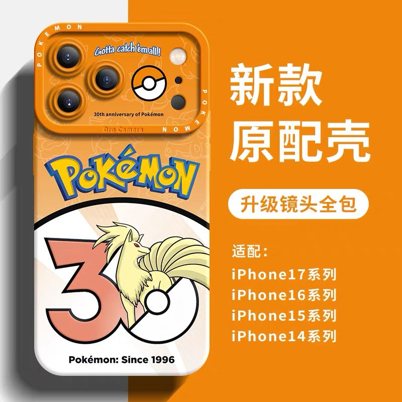Japanese Cartoon Pokemon Silicone Case Pokemon 30 Anniversary Version Part4 | Vileplume Golduck Nidoqueen Alakazam Pidgeot Ninetales Kabutops Exeggutor 8 Styles - Phone Case Samsung Galaxy S26 S25 S24 S23 FE Ultra Edge