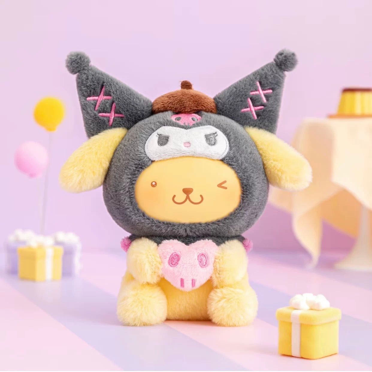 TopToy Sanrio Characters Kuromi Party | Hello Kitty My Melody Piano Kuromi Cinnamoroll Pompompurin Pochacco Hangyodon - Collectable Toys Mystery Blind Box