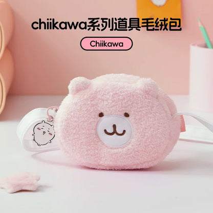 ChiiKawa X Miniso | ChiiKawa Hachiware Usagi Props Shoulder Bag with Keychain - Kawaii Item Cute Mini Bag