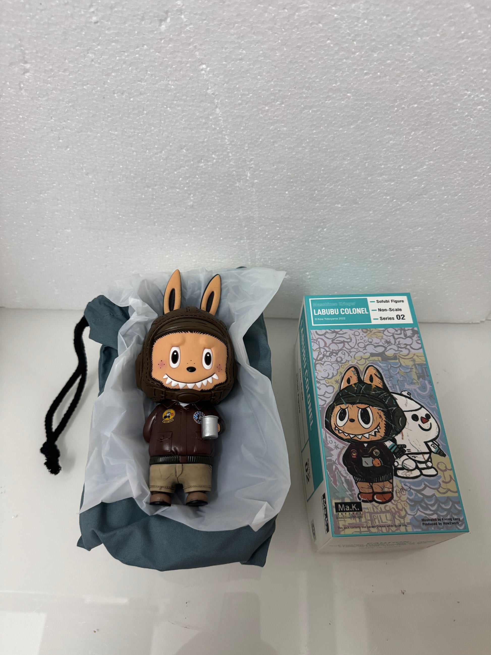 How2work Labubu X Maschinen Krieger Ma.K | Colonel Snowman ver - 2022 Limited Edition Retired Rare